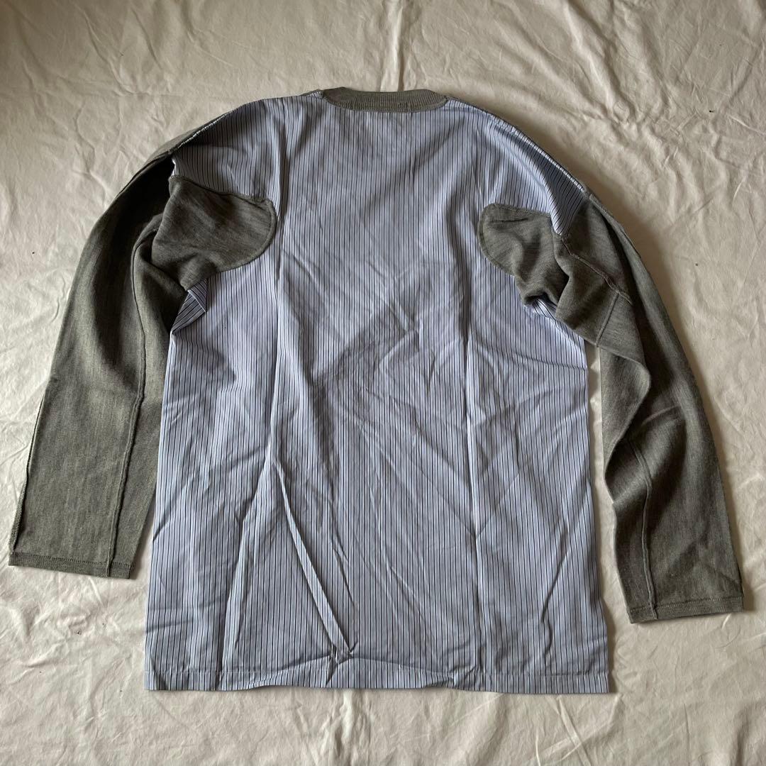 COMME des GARCONS SHIRT セーター グレー/ストライプ
