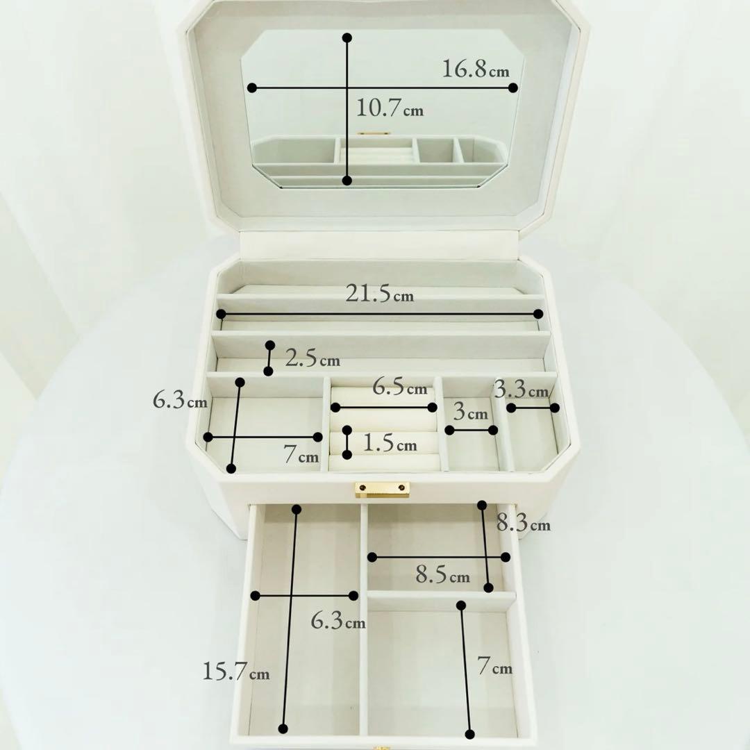A'pearl エパール ジュエリーボックス ベージュ 新品 未使用
