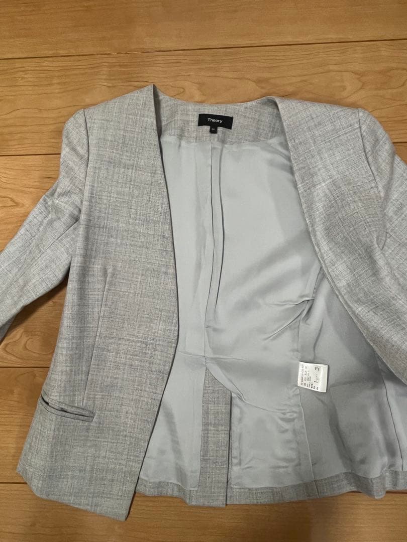 theory／グレーパンツスーツ 上下セット
