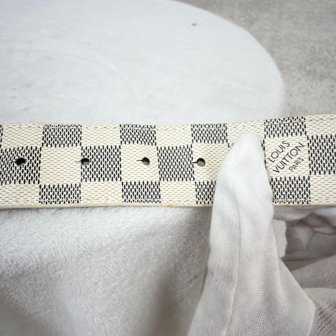 LOUISVUITTON ルイヴィトン　ベルト　ダミエ　レザー　本革