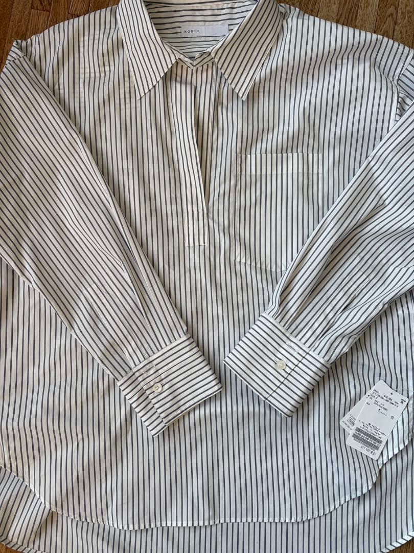 NOBLE イージーケアコットンスキッパーシャツ