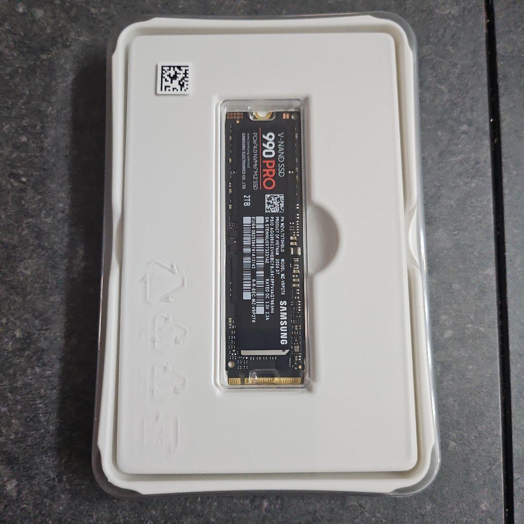 内蔵型SSD SAMSUNG 990 PRO 2TB SSD PCIe 4.0 NVMe