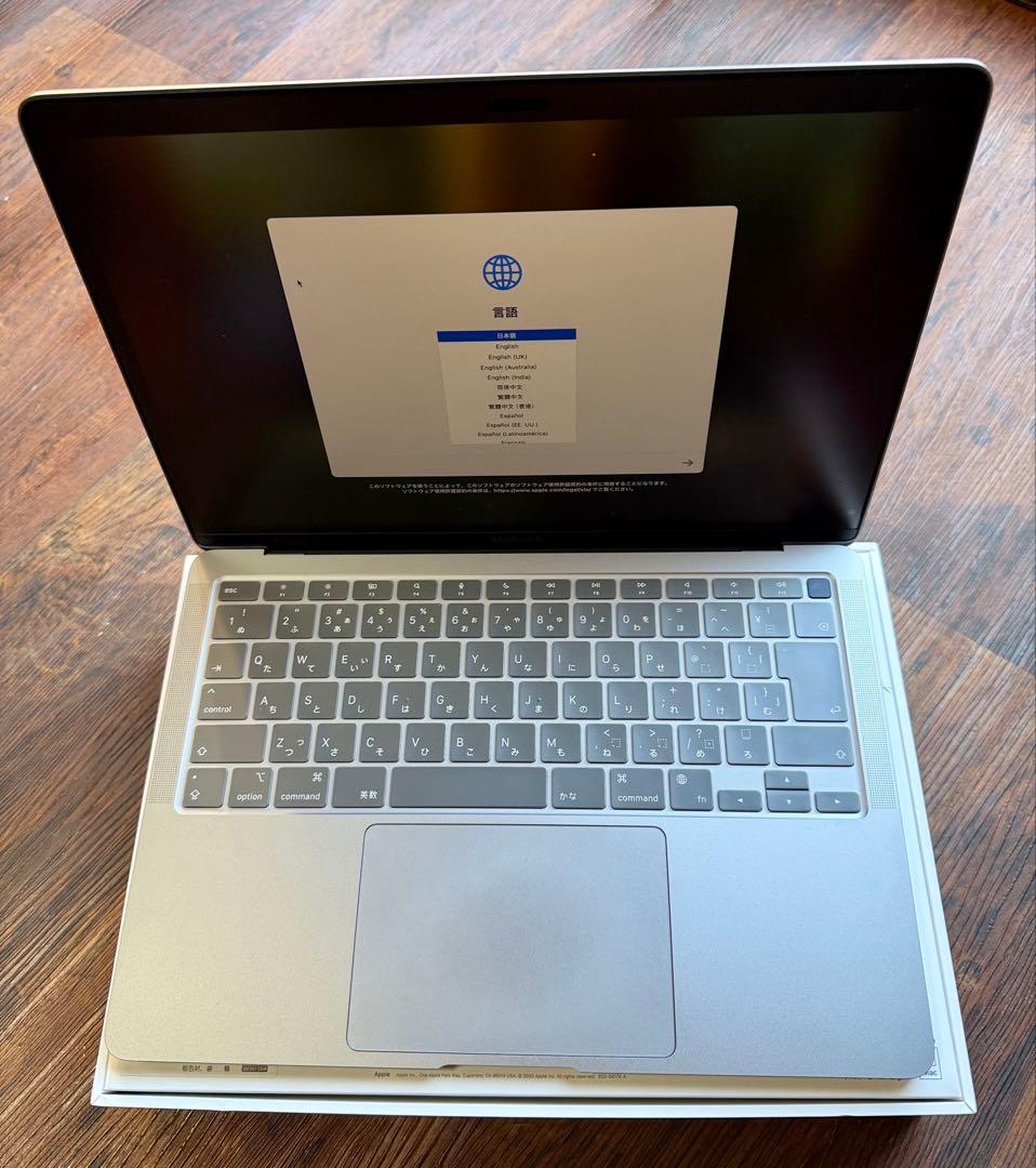 【美品】MacBook Air M1 16GB 512GB スペースグレー