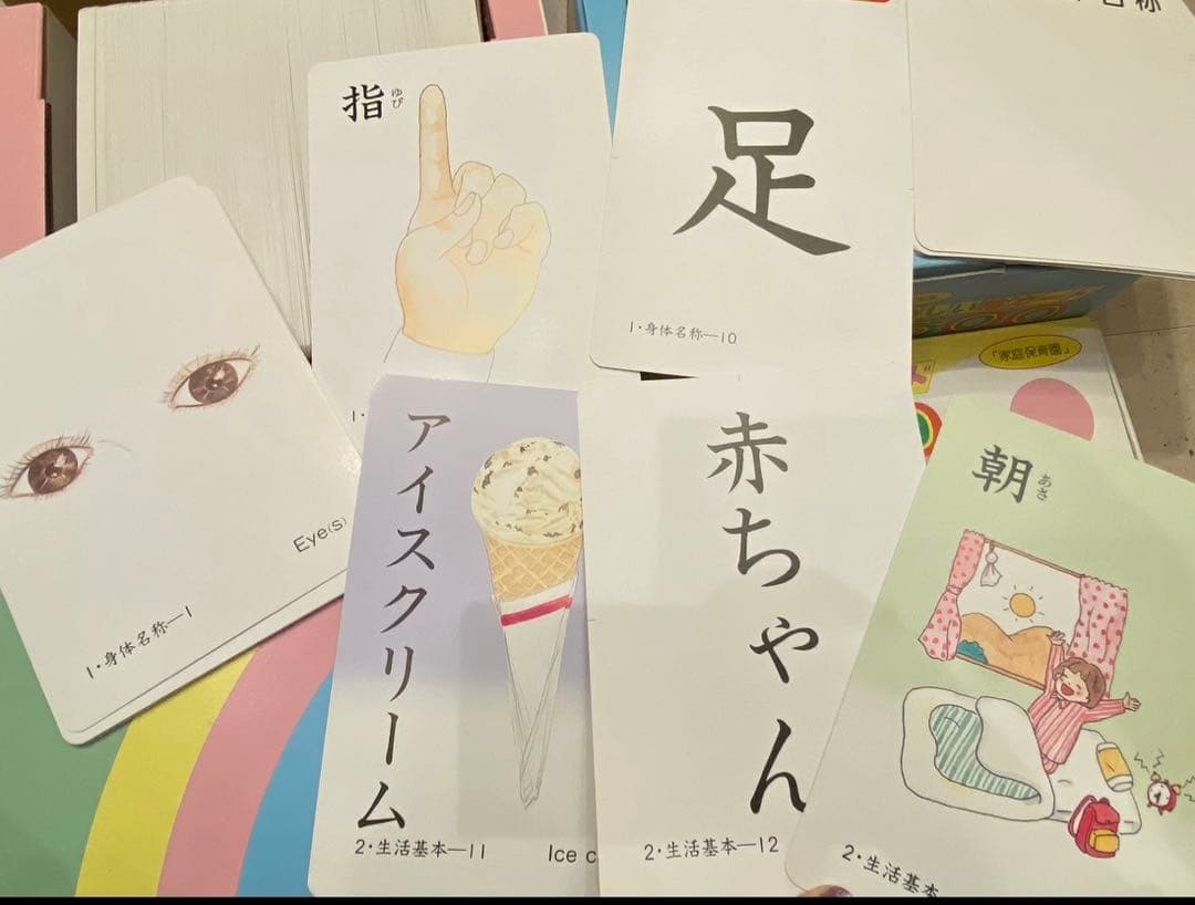 ⭐️家庭保育園　楽しい絵カード1500 CD(翻訳冊子付)セットフラッシュカード⭐️