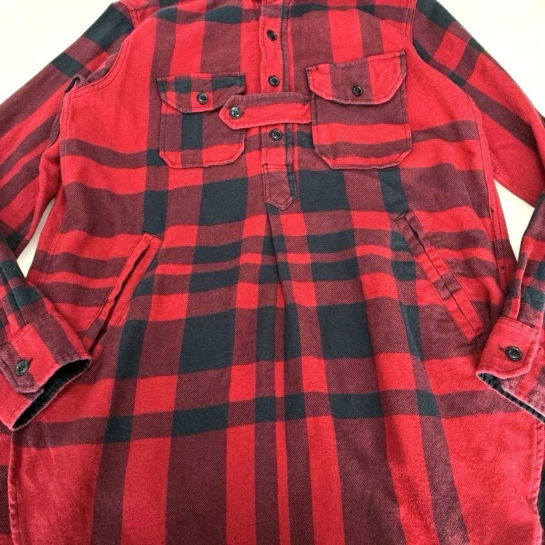 希少 エンジニアードガーメンツ バードシューターフランネルシャツ ロング USA