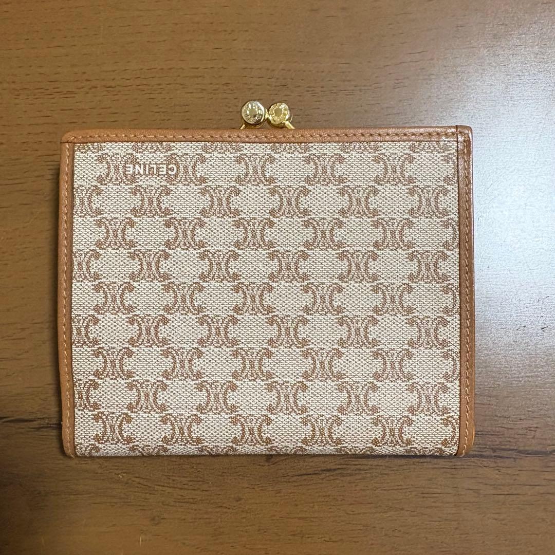 セリーヌ ビンテージ マカダム ベージュ 財布