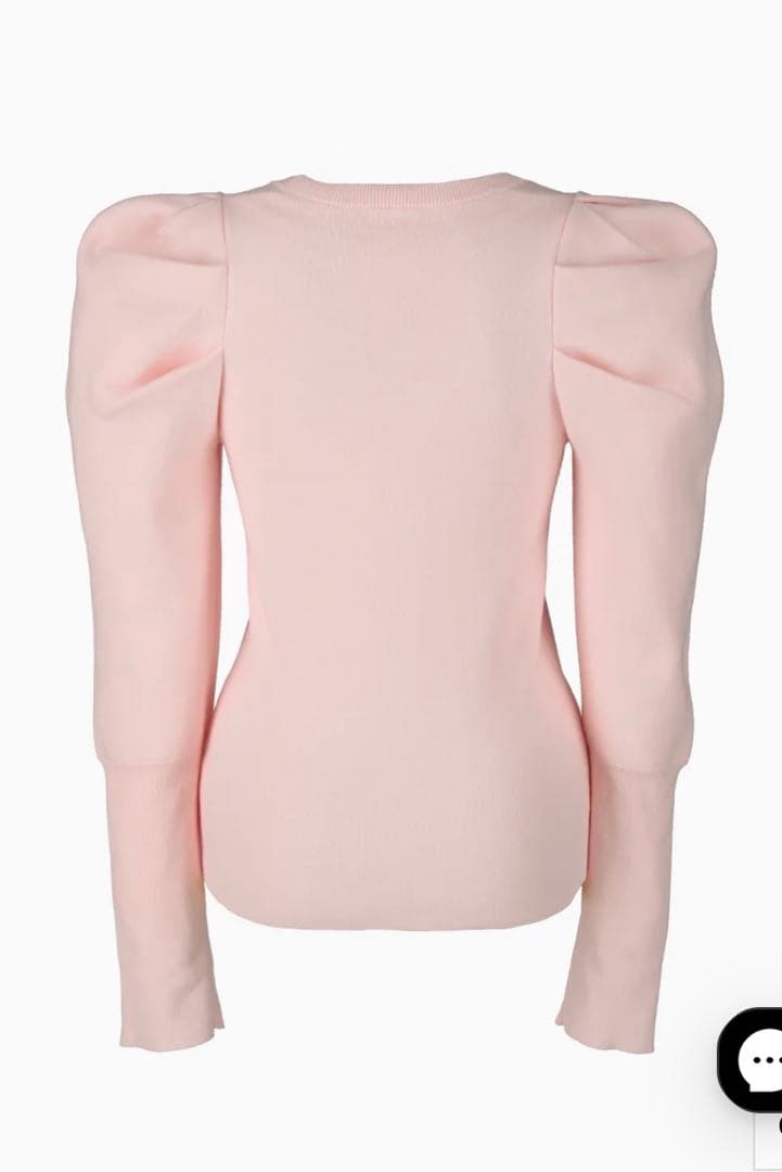 【正規品】Bibiy. 新品　未使用 パフスリーブ ニットセーター ピンク