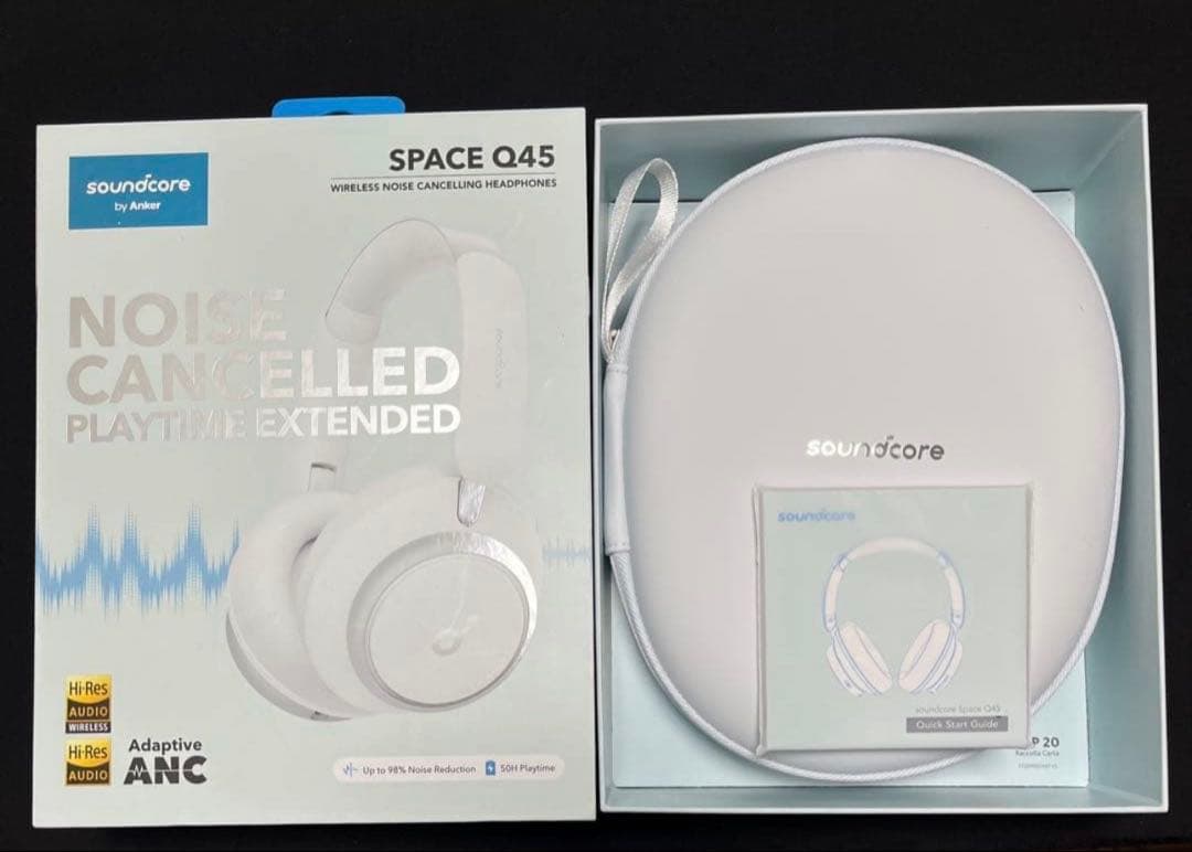 【本体美品】Anker Soundcore Space Q45 ホワイト