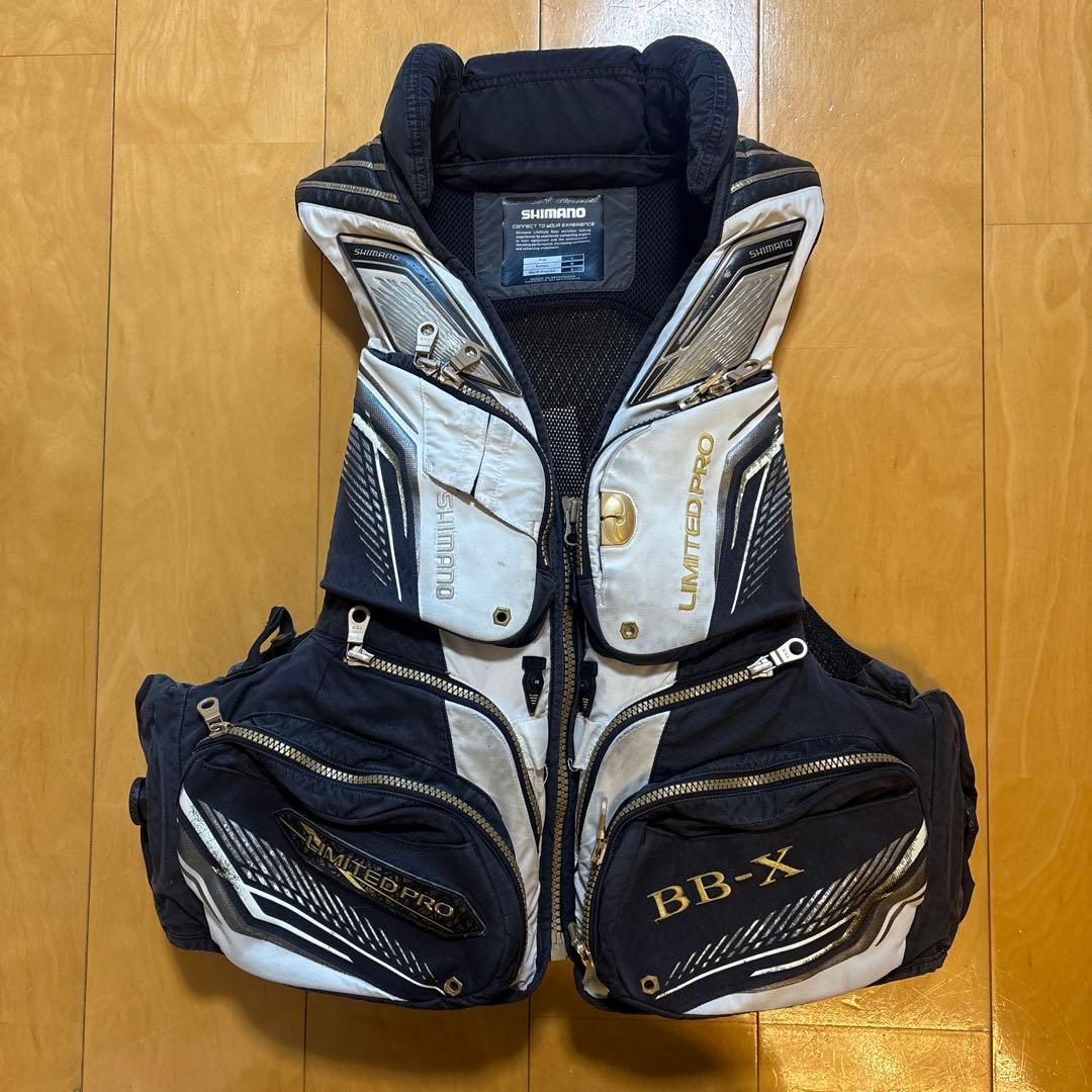 SHIMANO LIMITED PRO ライフジャケット ネイビー/ホワイト