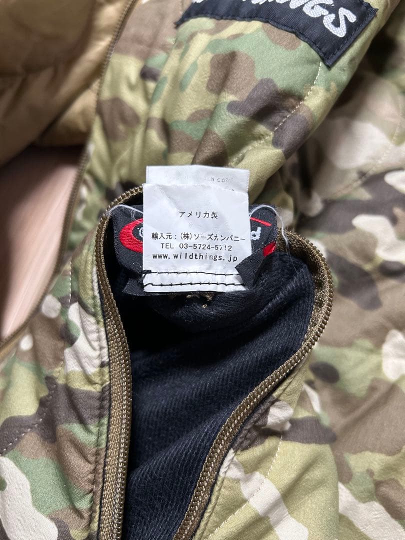 WILDTHINGSマルチカムリバーシブルジャケット　XSサイズ
