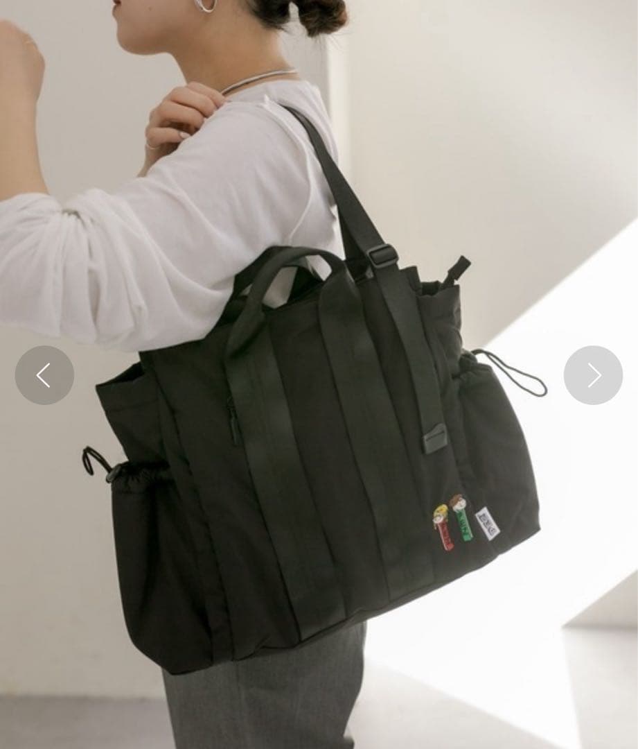 【美品】 ear PAPILLONNER×PEZ ペアレンツバッグ ポーチ付き