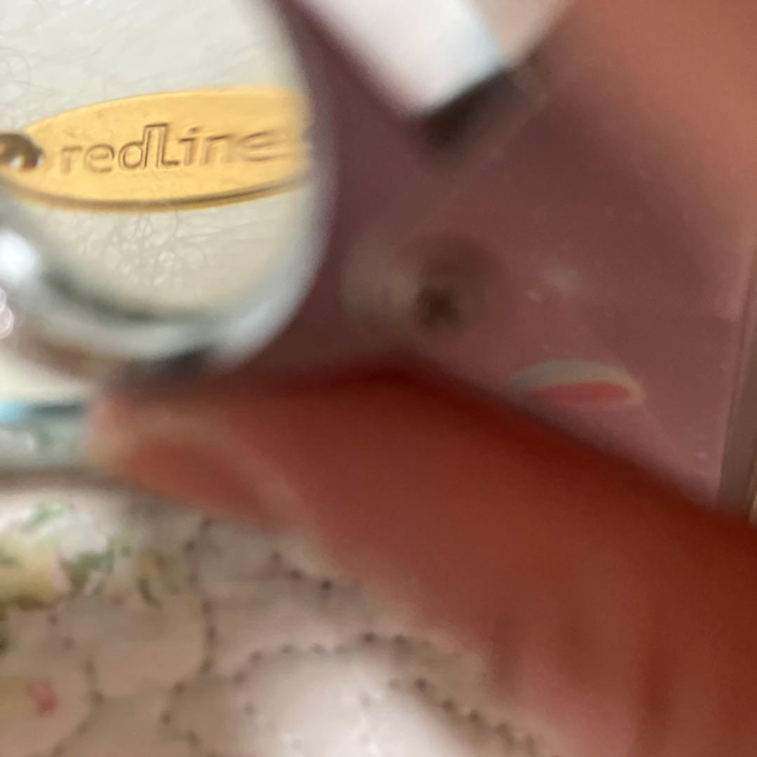 レッドライン　K18YGダブルハートブレスレット