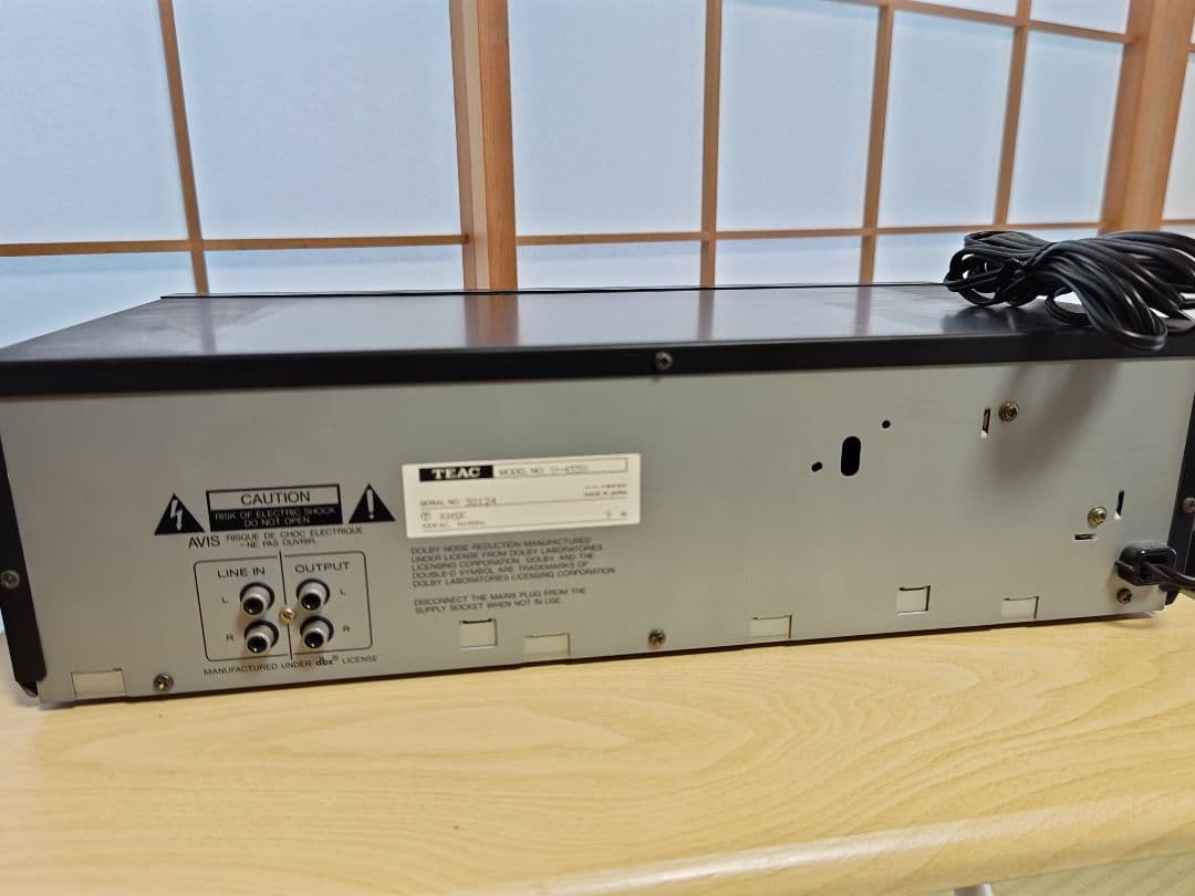 TEAC V-455X ステレオカセットデッキ　稀少