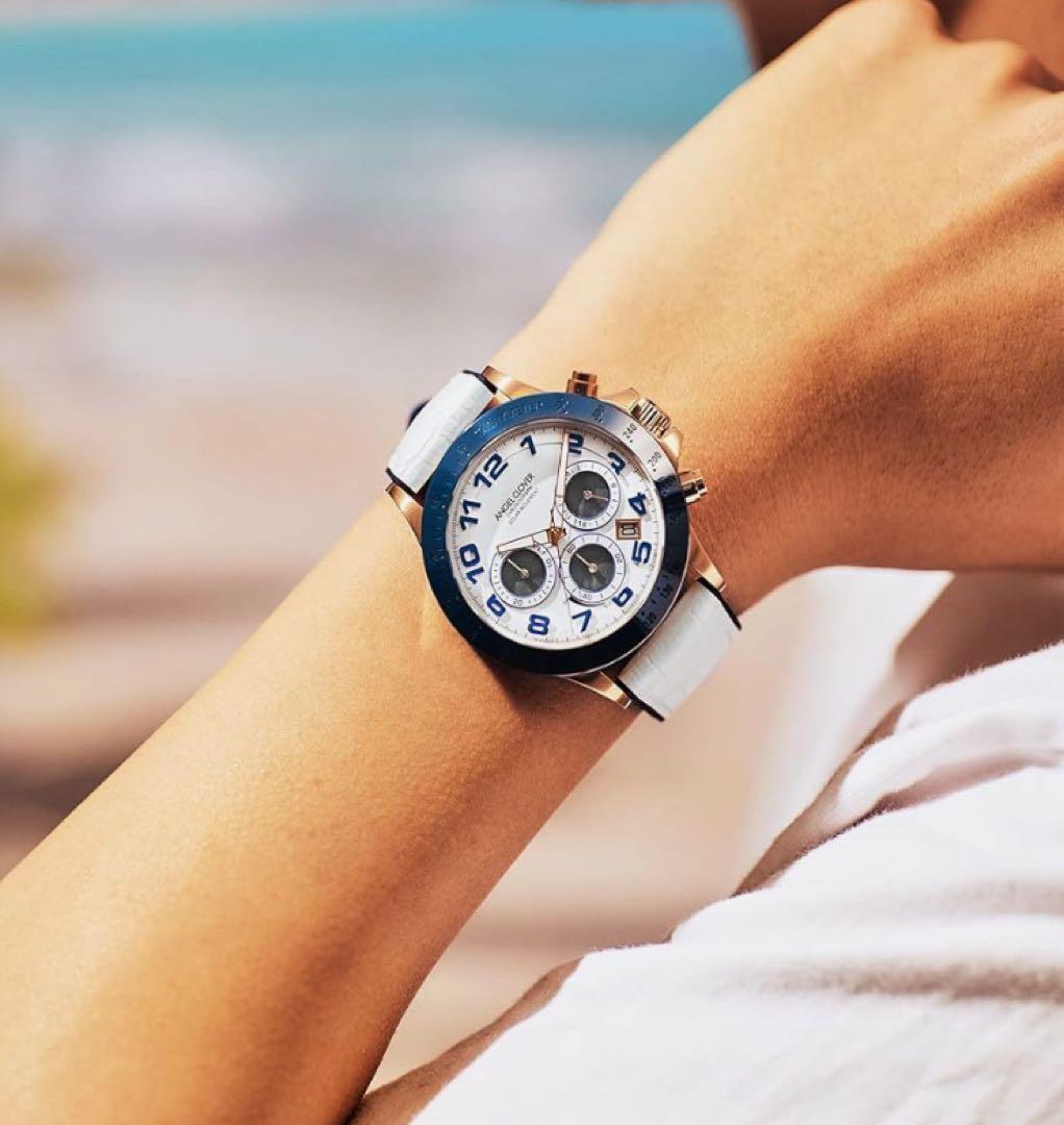 ★エンジェルクローバー腕時計 LUCE SOLARルーチェ ソーラー ホワイト★