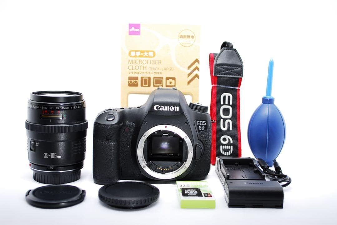 フルサイズデビューに✨Canon EOS 6D✨Wi-Fi＆GPS機能搭載✨