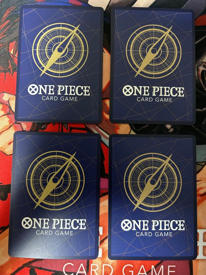 ワンピースカード ゴムゴムの業火拳銃 レッドロック パラレル 4枚