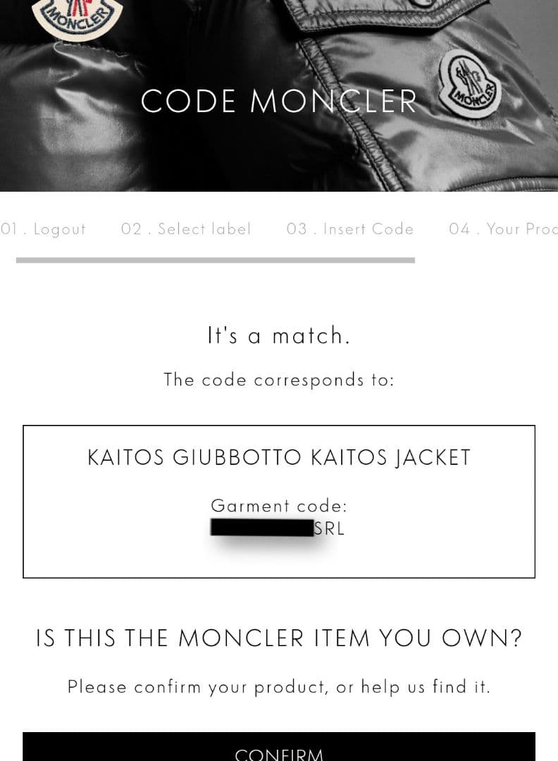 モンクレール Kaitos ライトダウンジャケット レディース マットブラック