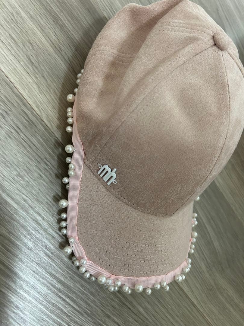 ミサハラダ　NANA キャップ　ピンク