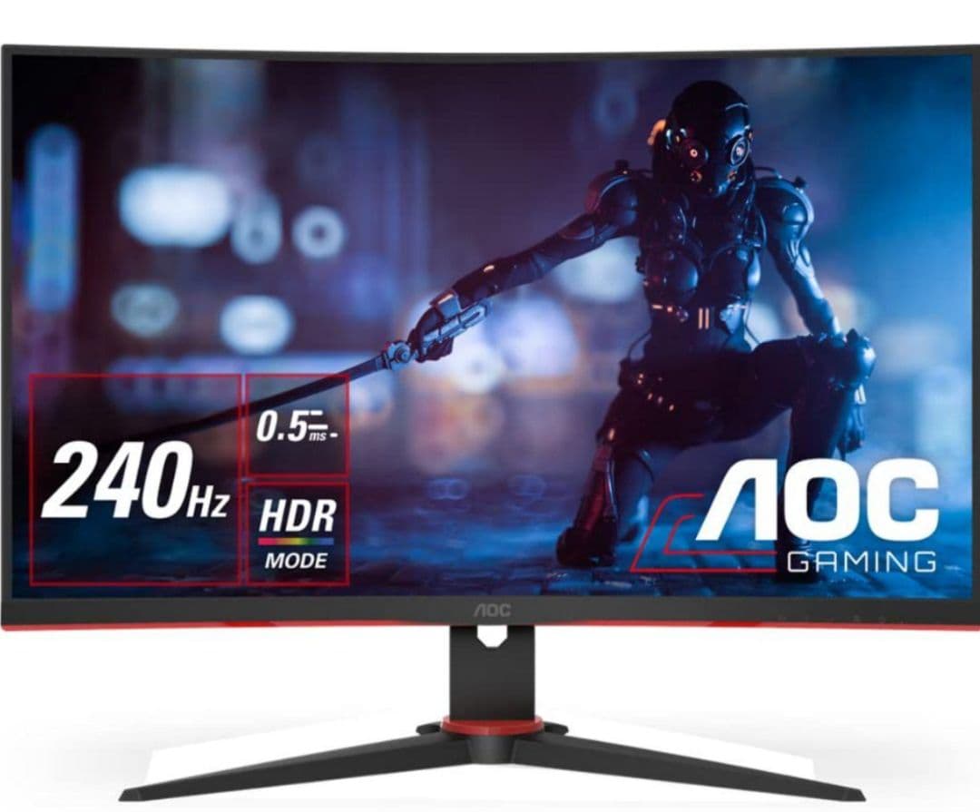 AOC 27インチ曲面モニター 240Hz