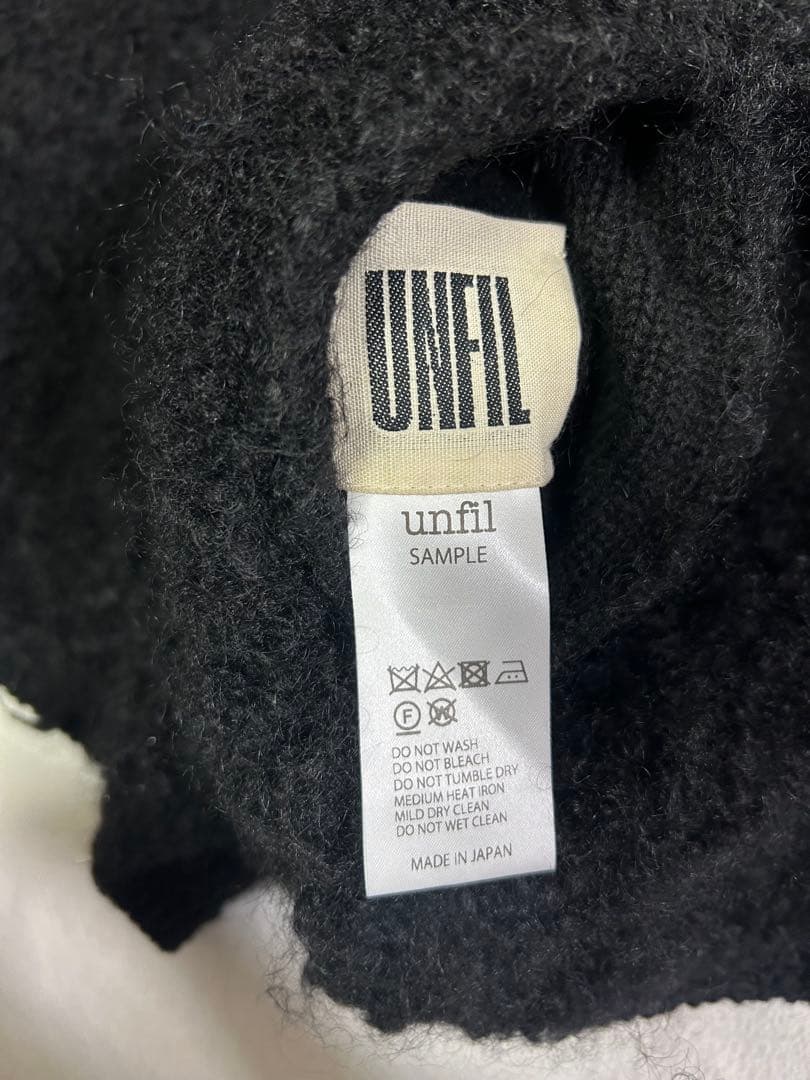 【UNFIL】モヘア＆シェットランドウール ニットジャケット