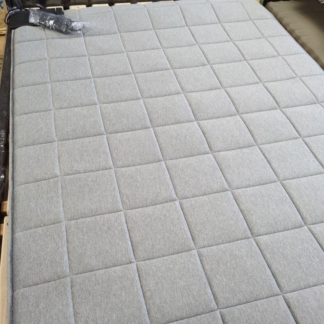 西川温熱マットレス　シングルグレー専用カバー付