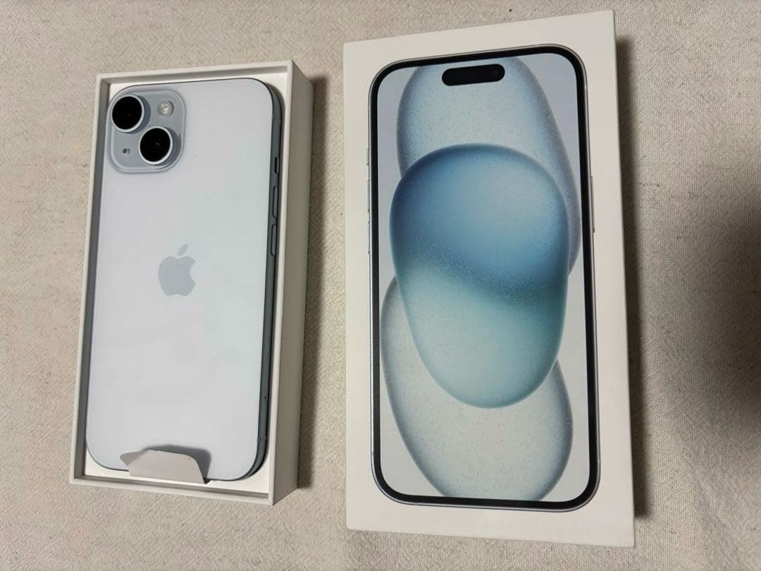 【新品未使用　iPhone15】Apple 128G ブルー　SIMフリー