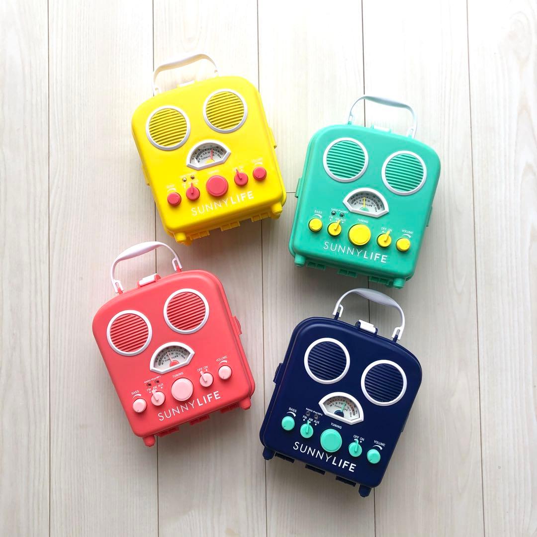 国内入手困難SUNNYLIFE（サニーライフ）ビーチステレオスピーカー／レッド