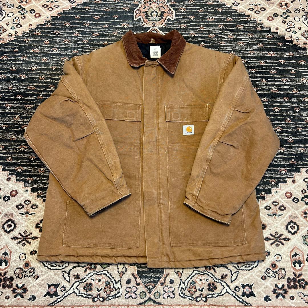 【USA製】Carhartt ブラウンジャケット