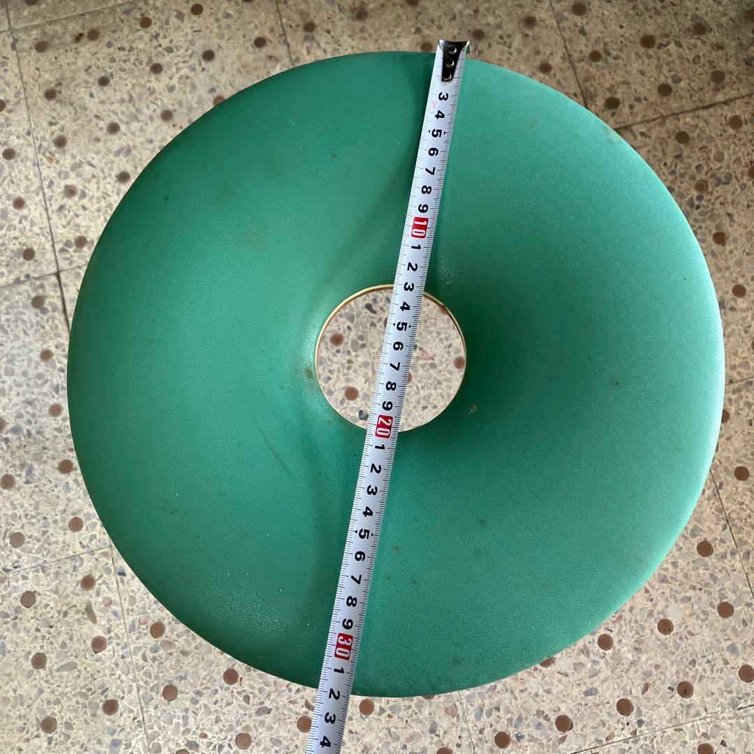 A-2 昭和レトロ 天童木工 リングスツール 椅子 古家具 ドーナツ椅子