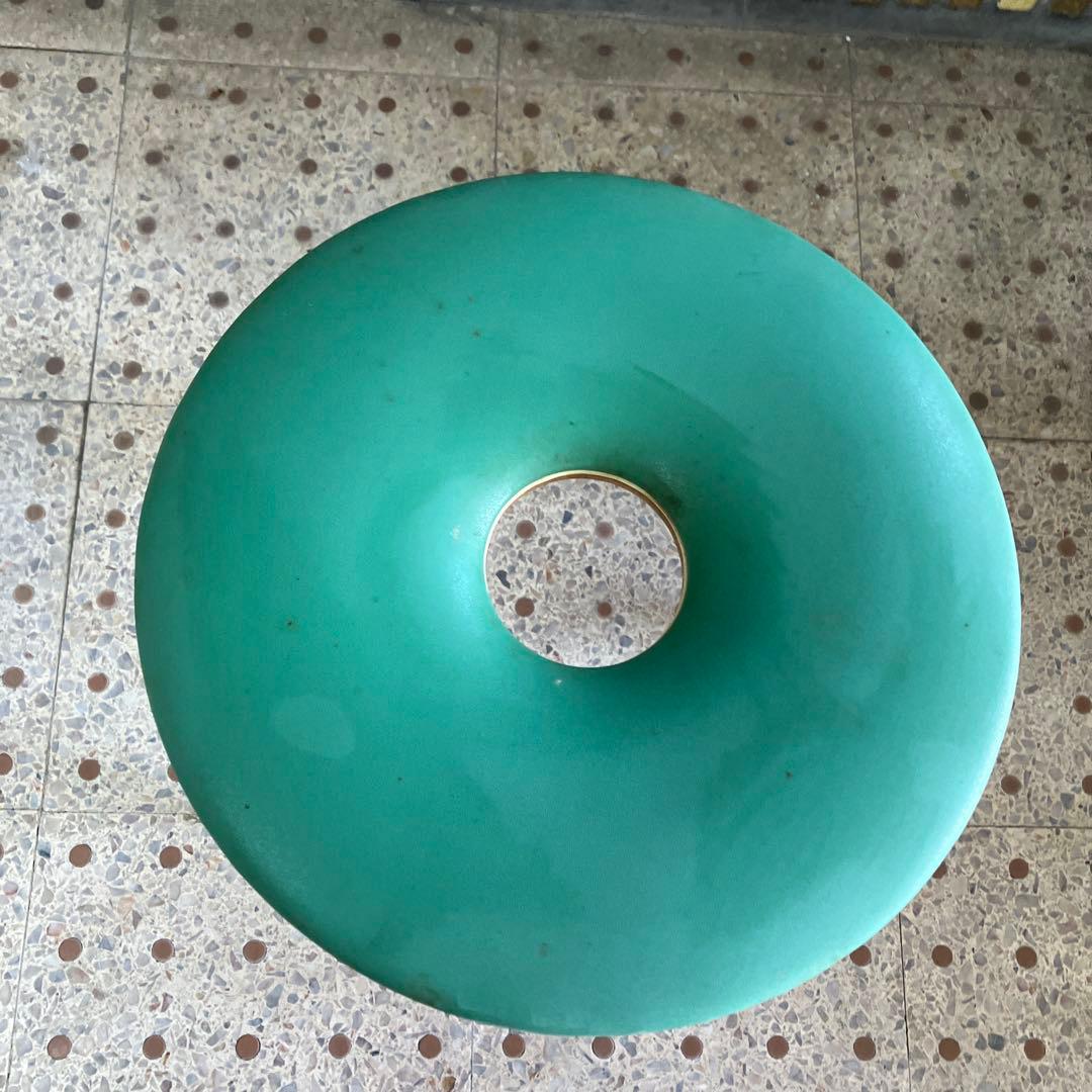 A-2 昭和レトロ 天童木工 リングスツール 椅子 古家具 ドーナツ椅子