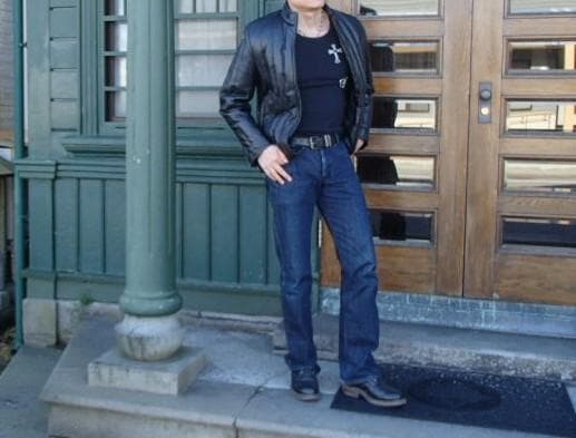 COMME CA DU MODE MEN ラム本革 ダウンジャケット