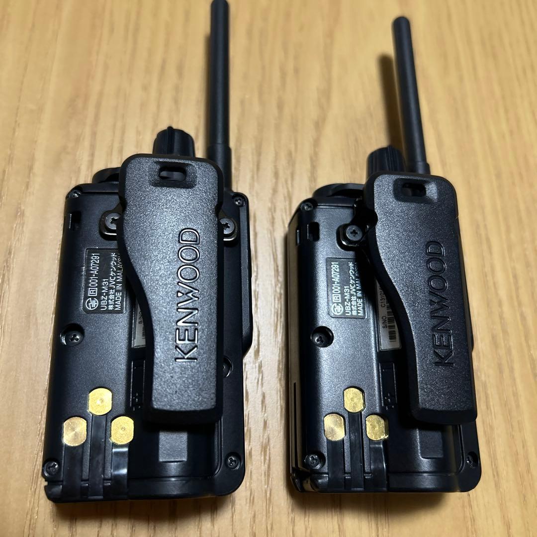 KENWOOD 無線　トランシーバー　UBZ-M31