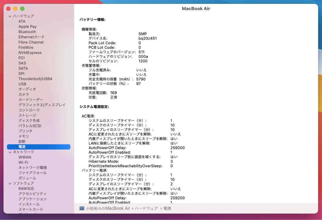 MacBook本体 MacBook Air (13-inch, Early 2014)
