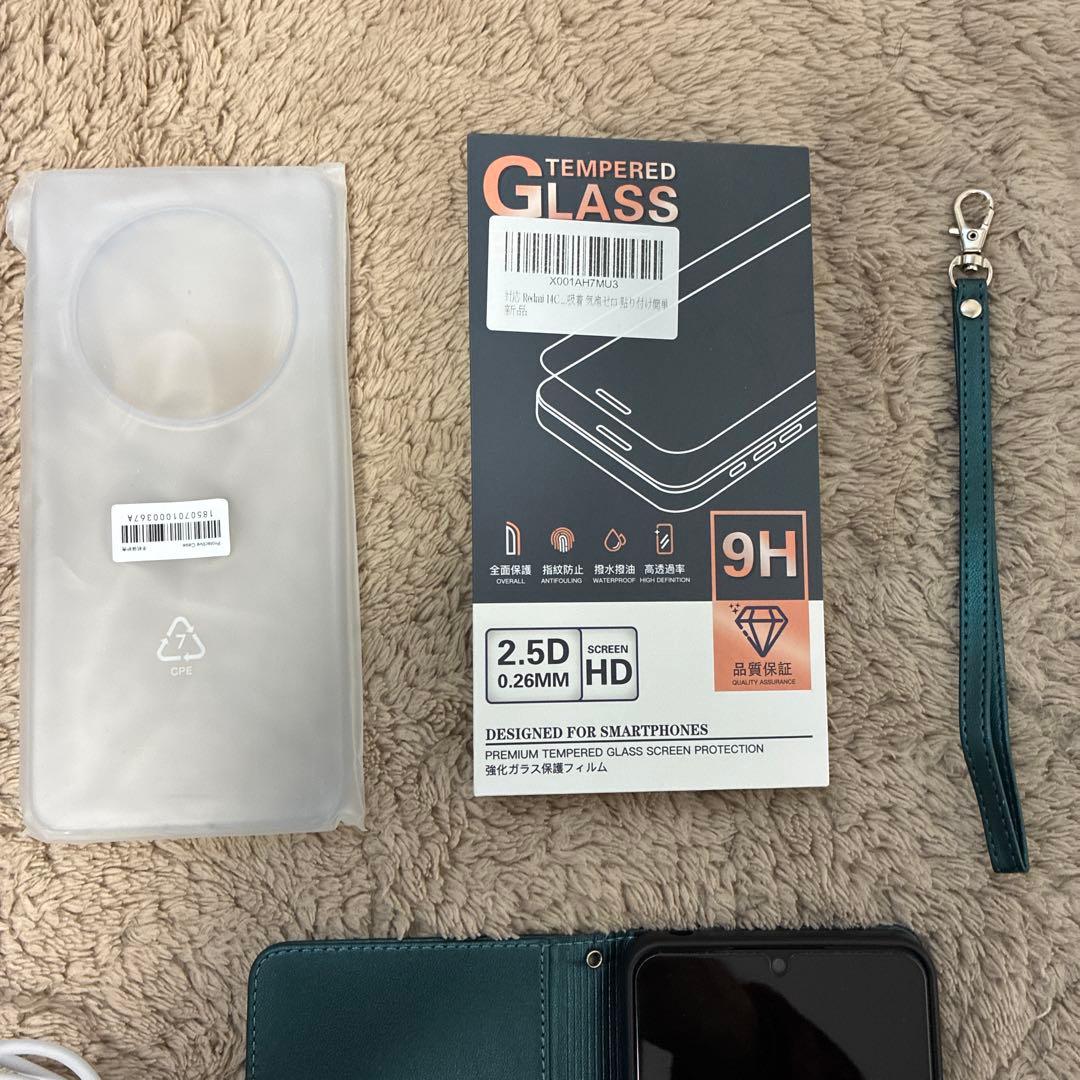 Xiaomi Redmi 14C 本体＋手帳ケース＋ガラスフィルム