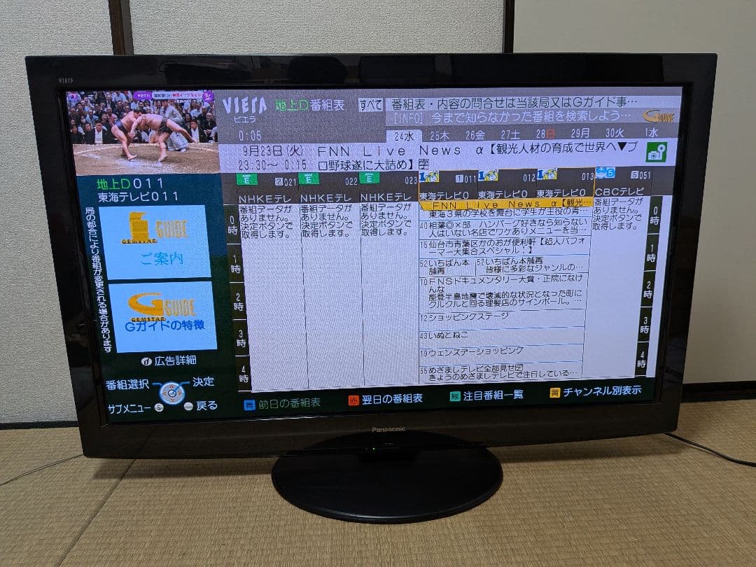 送料込み Panasonic VIERA プラズマテレビ 46V型 2010年製
