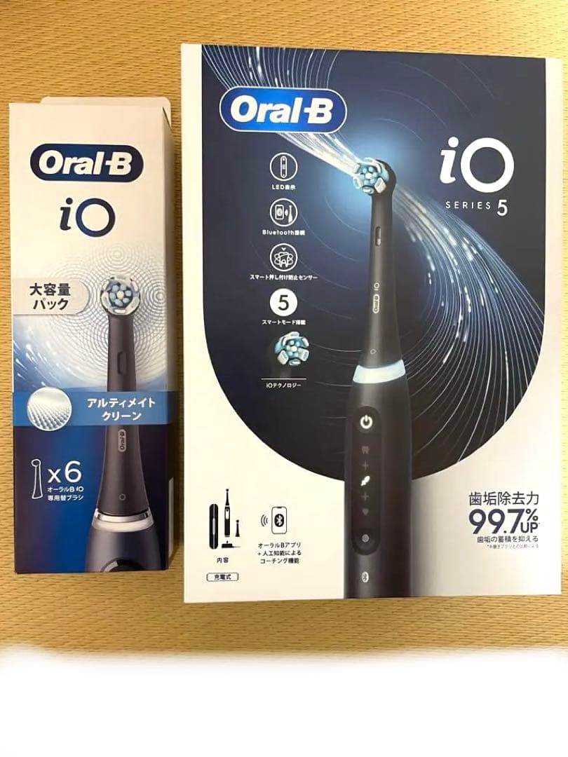 Oral-B iO Series 5 電動歯ブラシ本体　替ブラシx6 お得セット