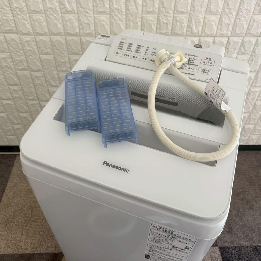 東京23区配送無料✨縦型洗濯機　パナソニック　NA-FA70H7 7キロ　美品