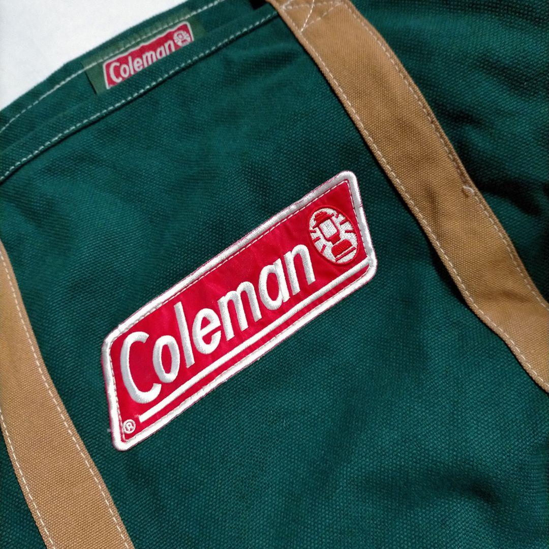 激レア 美品 ヴィンテージ コールマン 大容量 キャンバス 帆布 トートバッグ