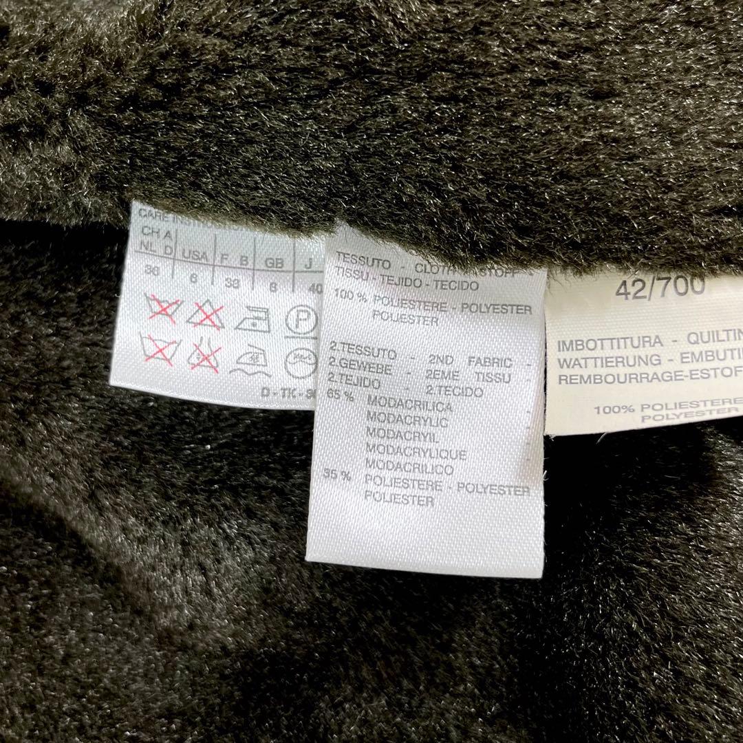 MaxMara Weekend フード付き 起毛 ショートコート 40 ネイビー