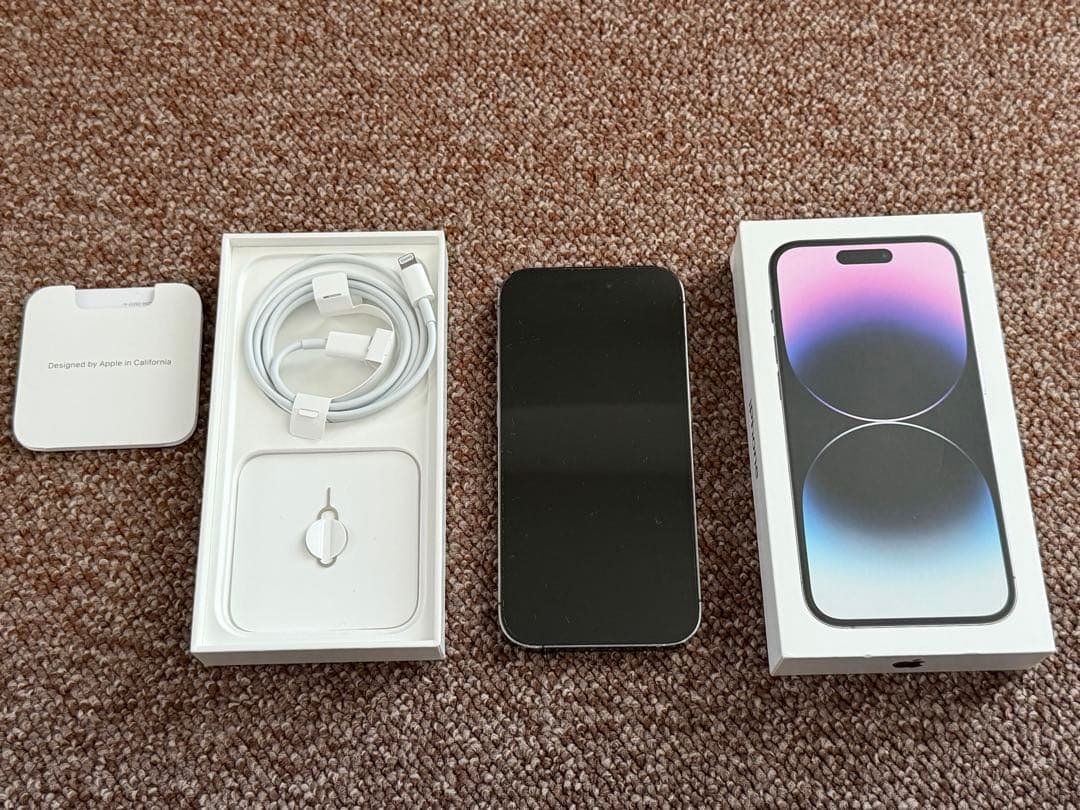 iphone14pro 256GB (箱、ケーブル付き)