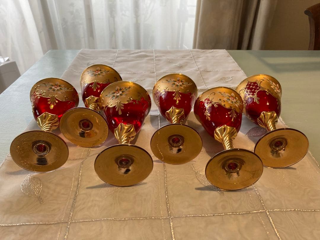 ベネチアングラス　ヴィンテージワイングラス