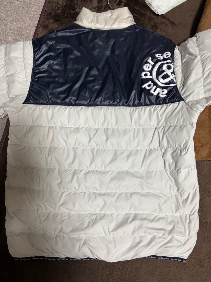 【試着のみLL】and per se アンパスィ ゴルフ 中綿 アウター