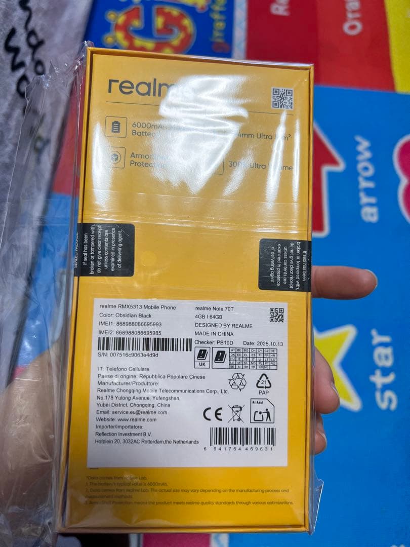 スマートフォン本体 Realme Note 7 4GB RAM + 64GB
