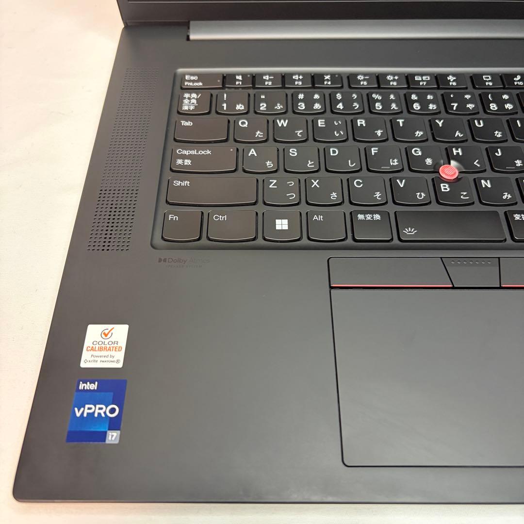 美品 ThinkPad P1 Gen5 i7 64GB 4TB RTX 3070