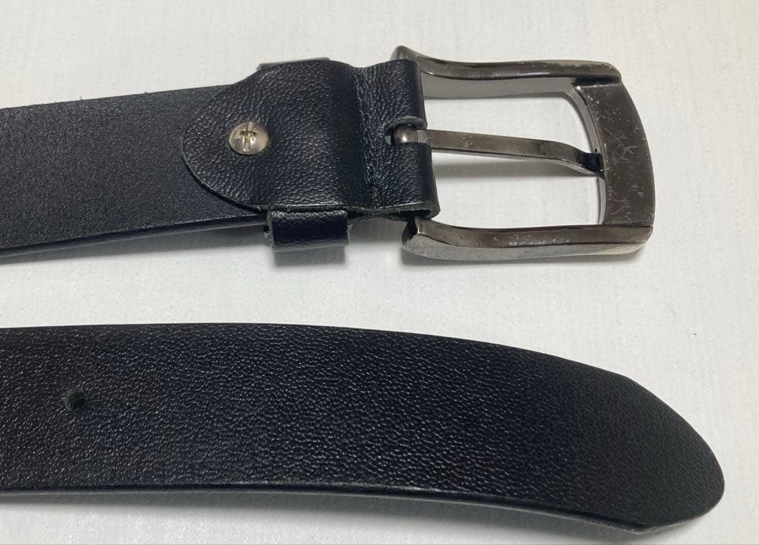 ヴェルサーチ メデューサ ベルトバックル シルバー ブラック ベルト幅約37mm