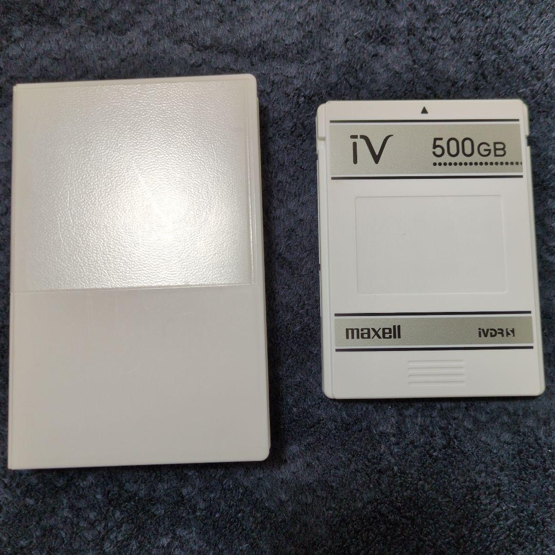 マクセル iVDR-S HDD 500GB です。