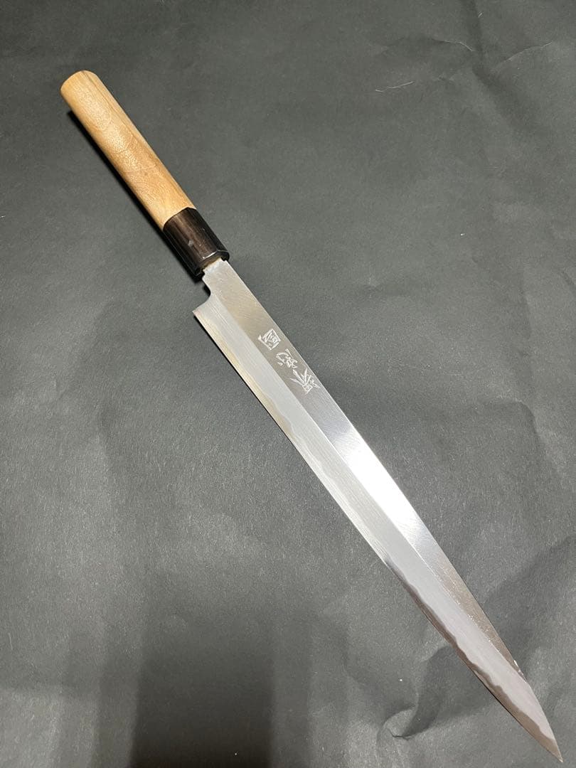 堺忠国 柳刃包丁 刺身包丁 フグ引き 9寸 本鍛錬 青鋼 極上 新品 包丁