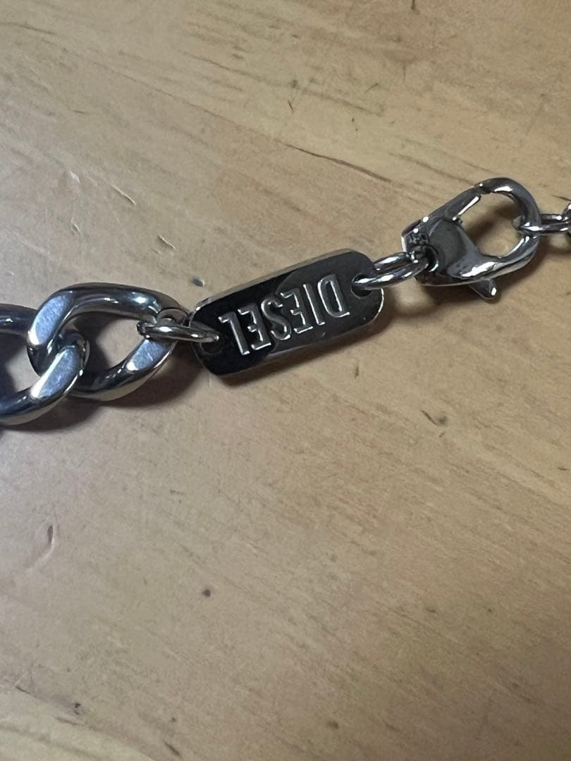 DIESEL ディーゼル　オーバルD チョーカーネックレス
