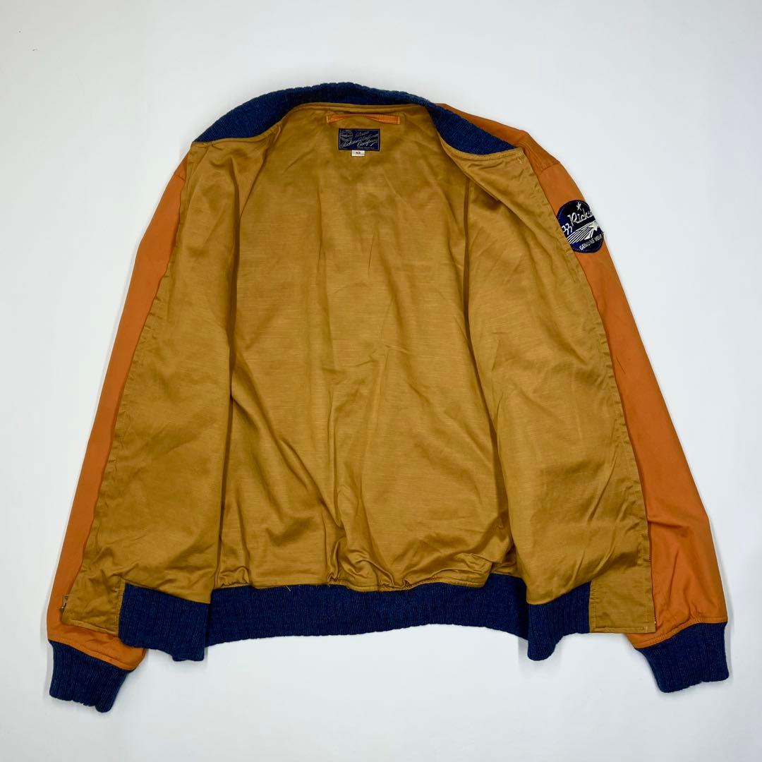 【スヌーピー】バズリクソンズ ツアージャケット 42 オレンジ ビンテージ 古着