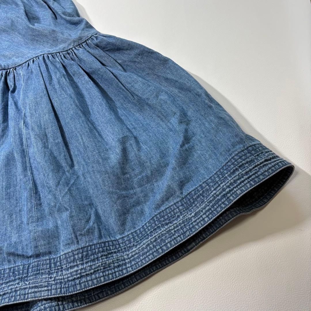 ドゥロワー Drawer ティアードデニムスカート 38 洗えます